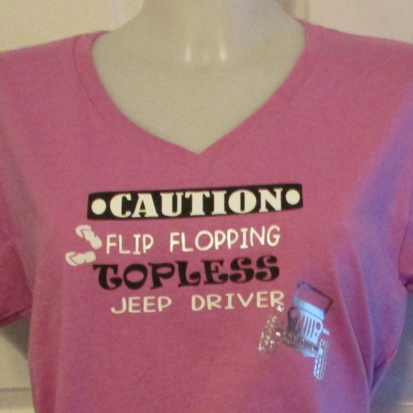 Jeep And Flip Flops T Shirt - Picture 2 of 11